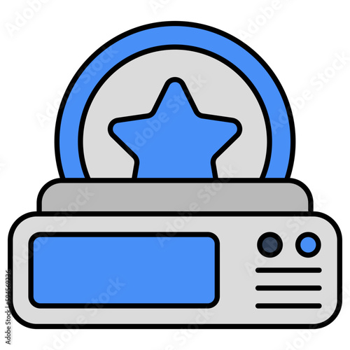 Perfect design icon of CD rom
