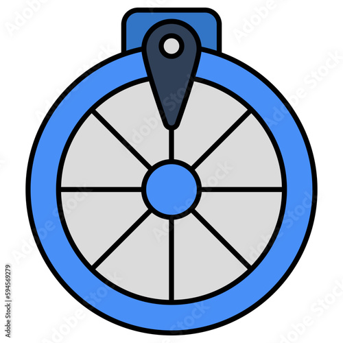 Premium download icon of fortune wheel 
