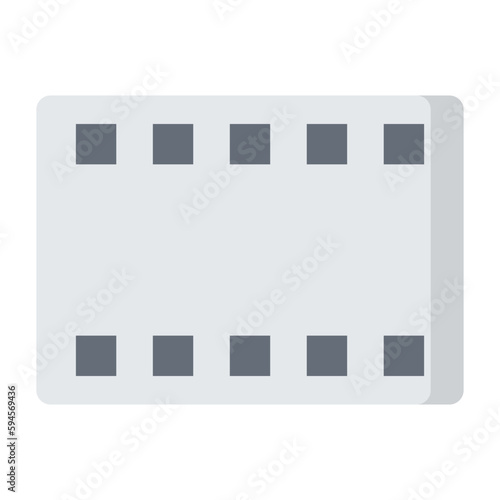 Photo Reel Flat Icon