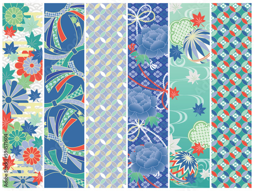 和柄の帯セット