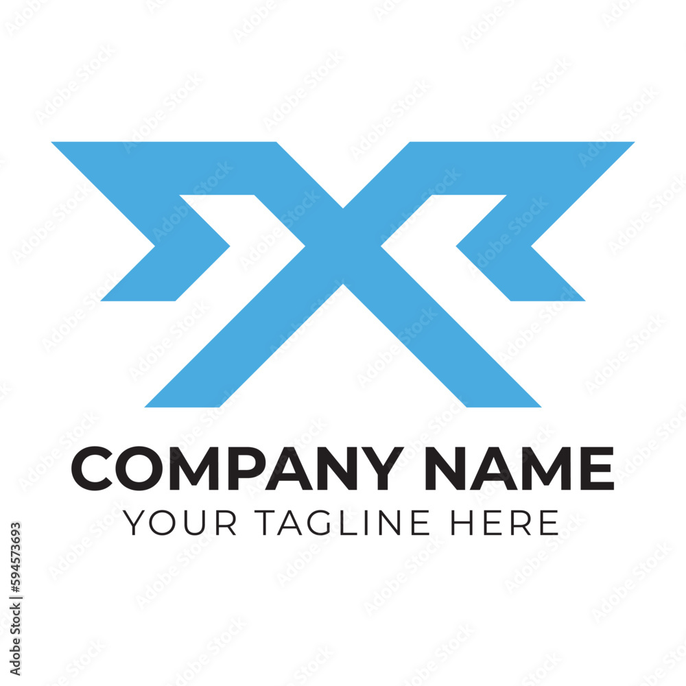 Professional creative modern abstract monogram business X letter logo design template Professional creative modern abstract monogram business X letter logo design template