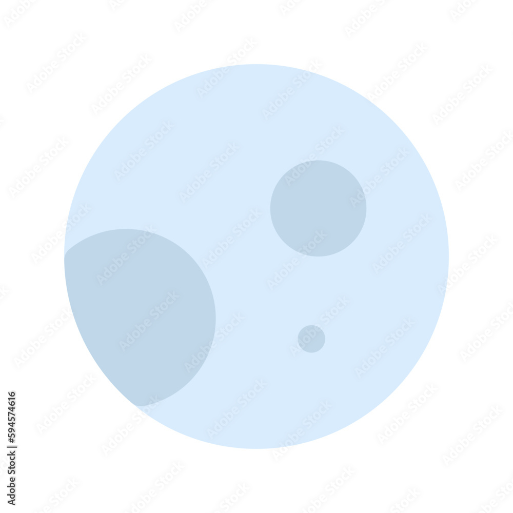 full moon flat icon full moon flat icon