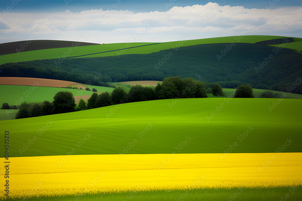 Obraz premium summer landscape