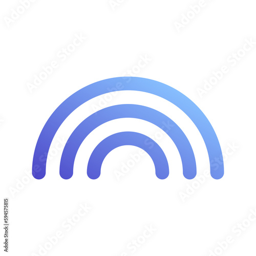 rainbow gradient icon