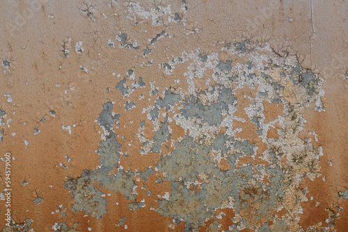 Rusty metal texture or rusty metal background. Grunge retro vintage of rusty metal plate for design with copy space for text or image. Brown and Grey © SAKI