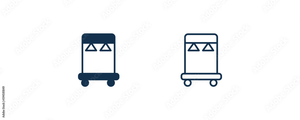 clothes rack icon. Outline and filled clothes rack icon from tools and utensils collection. Line and glyph vector. Editable clothes rack symbol can be used web and mobile clothes rack icon. Outline and filled clothes rack icon from tools and utensils collection. Line and glyph vector. Editable clothes rack symbol can be used web and mobile