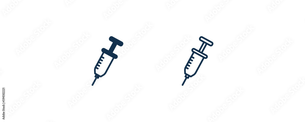 empty syringe icon. Outline and filled empty syringe icon from dental health collection. Editable empty syringe symbol. empty syringe icon. Outline and filled empty syringe icon from dental health collection. Editable empty syringe symbol.