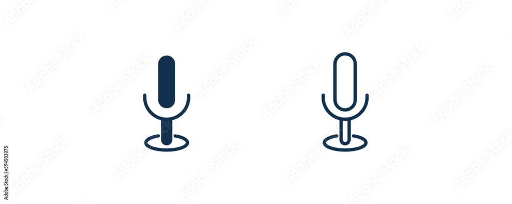 basic microphone icon. Outline and filled basic microphone icon from technology collection. Line and glyph vector isolated on white background. Editable basic microphone symbol. basic microphone icon. Outline and filled basic microphone icon from technology collection. Line and glyph vector isolated on white background. Editable basic microphone symbol.