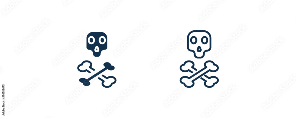 dead icon. Outline and filled dead icon from medical and healthcare collection. Line and glyph vector isolated on white background. Editable dead symbol. dead icon. Outline and filled dead icon from medical and healthcare collection. Line and glyph vector isolated on white background. Editable dead symbol.