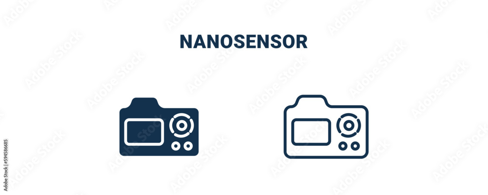 nanosensor icon. Outline and filled nanosensor icon from technology collection. Line and glyph vector isolated on white background. Editable nanosensor symbol. nanosensor icon. Outline and filled nanosensor icon from technology collection. Line and glyph vector isolated on white background. Editable nanosensor symbol.