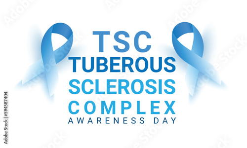 Tuberous Sclerosis Complex  awareness day. Template for background, banner, card, poster. vector illustration.