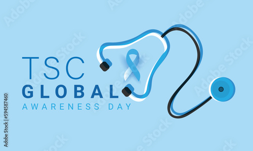 Tuberous Sclerosis Complex  awareness day. Template for background, banner, card, poster. vector illustration.