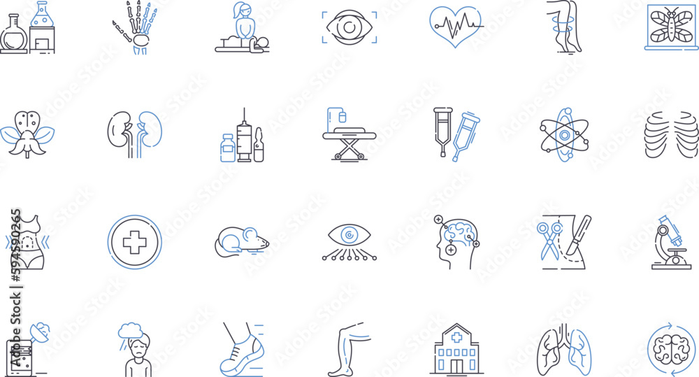 Patient therapy line icons collection. Rehabilitation, Support, Counseling, Healing, Recovery, Mental health, Coping vector and linear illustration. Trauma,Wellness,Resilience outline signs set Patient therapy line icons collection. Rehabilitation, Support, Counseling, Healing, Recovery, Mental health, Coping vector and linear illustration. Trauma,Wellness,Resilience outline signs set