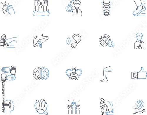 Cultural diversity line icons collection. Multicultural, Pluralism, Unity, Integration, Tolerance, Diversity, Harmony vector and linear illustration. Acceptance,Inclusion,Globalization outline signs