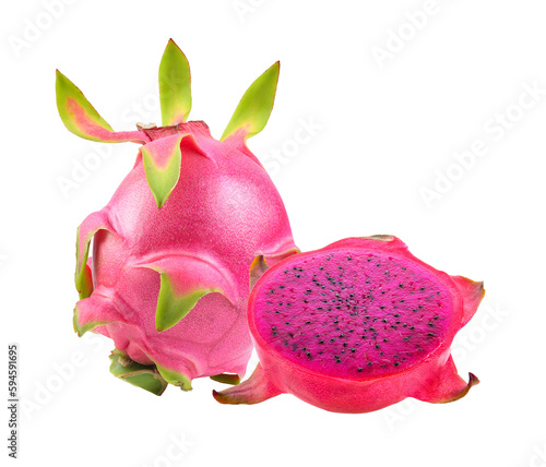 Dragon fruit isolated on transparent png