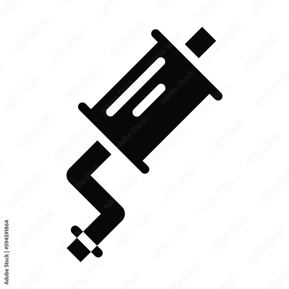 exhaust solid icon illustration vector graphic exhaust solid icon illustration vector graphic