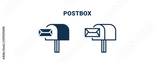 Fotografie, Obraz postbox icon