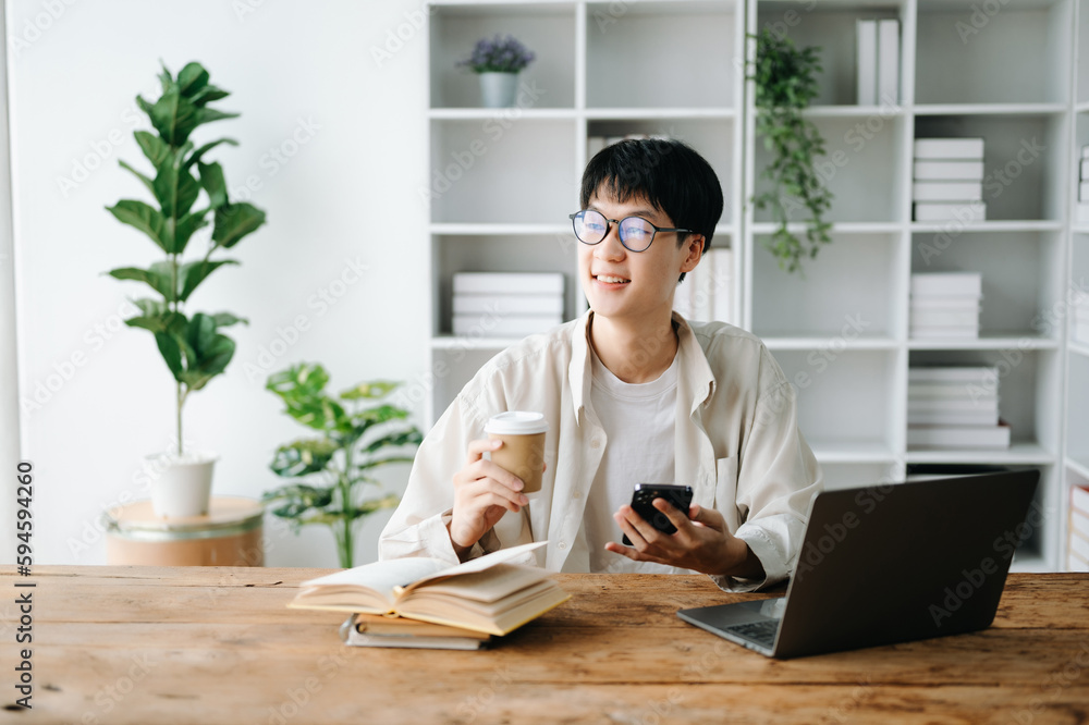 Man freelancer is working her job on computer tablet and laptop Doing accounting analysis report real estate investment data, Financial at office Man freelancer is working her job on computer tablet and laptop Doing accounting analysis report real estate investment data, Financial at office