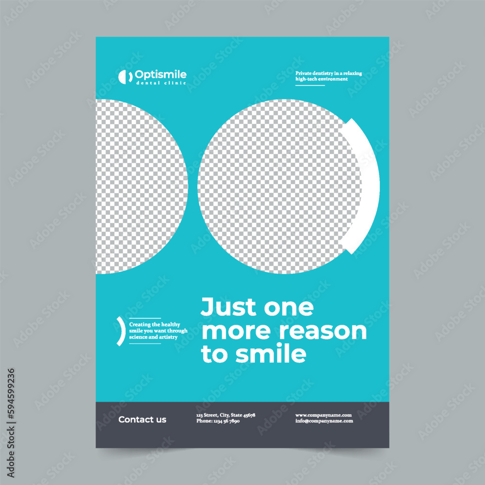 Dental Clinic Flyer Template. A clean, modern, and high-quality design of Flyer vector design. Editable and customize template flyer Dental Clinic Flyer Template. A clean, modern, and high-quality design of Flyer vector design. Editable and customize template flyer