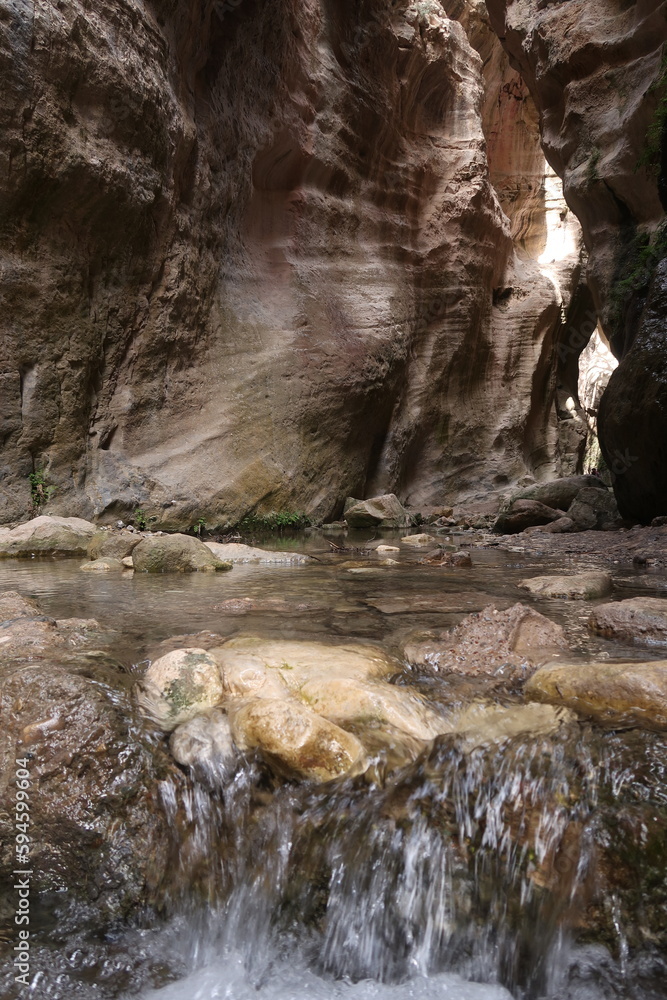 Fototapeta premium Rocky gorge on the island of Cyprus