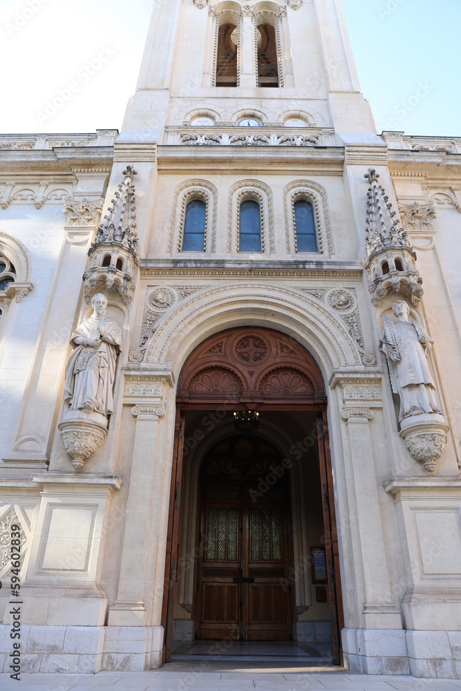 Saint-Charles Church Entrance Monte-Carlo