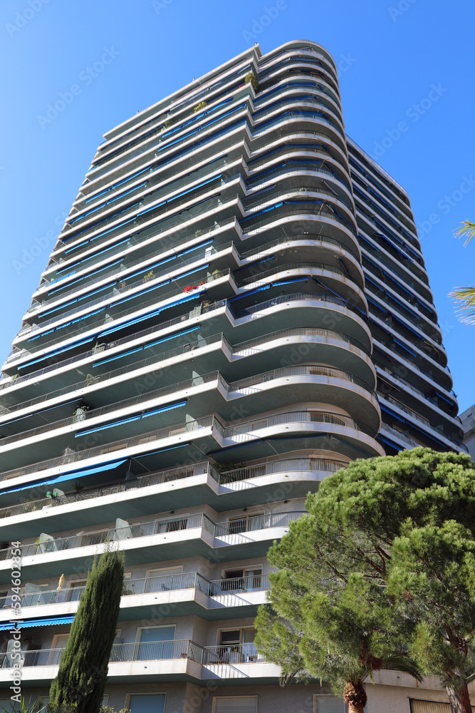 Fototapeta premium Retro High-Rise, Monte-Carlo Style