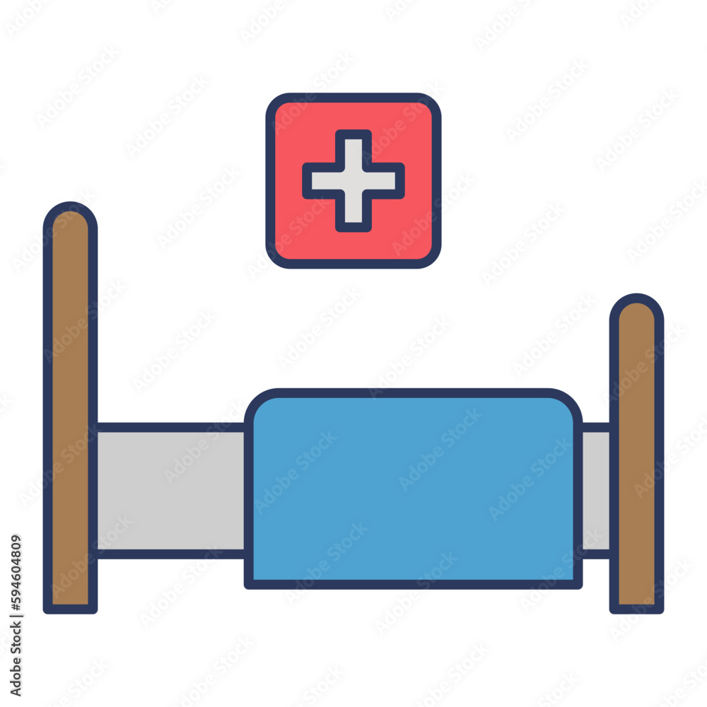 Obraz premium Hospital bed