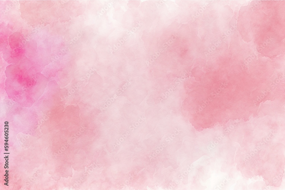 Abstract pastel pink watercolor background. AI generated