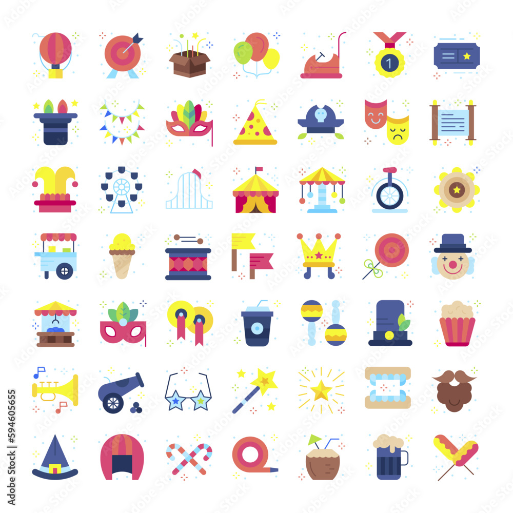 web carnival icons such as carriage. vector thin line icons for web design. mobile app. web carnival icons such as carriage. vector thin line icons for web design. mobile app.