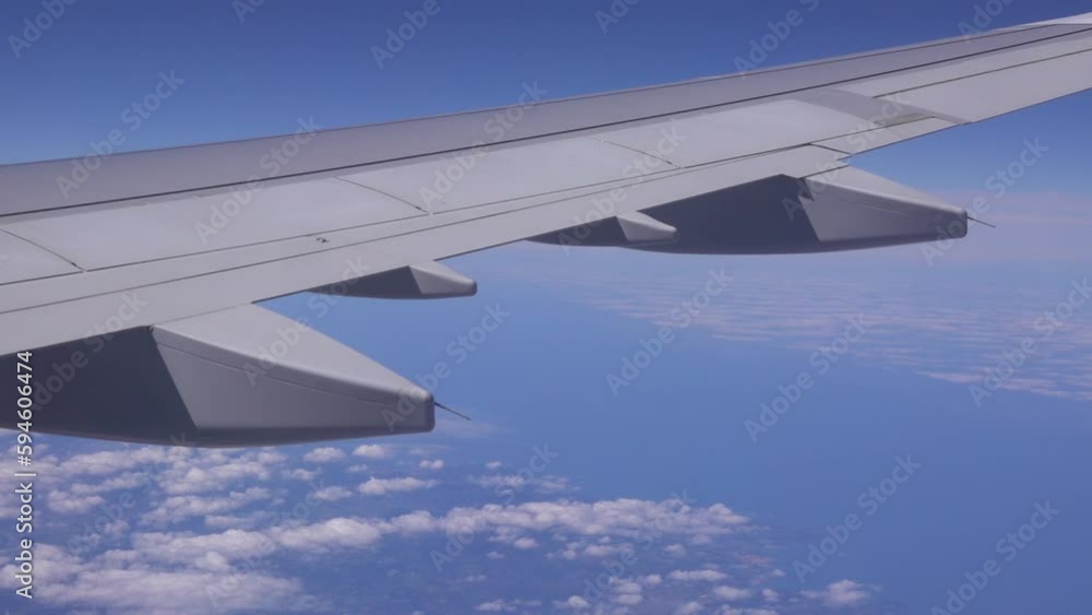 Blick aus einem Flugzeug Blick aus einem Flugzeug