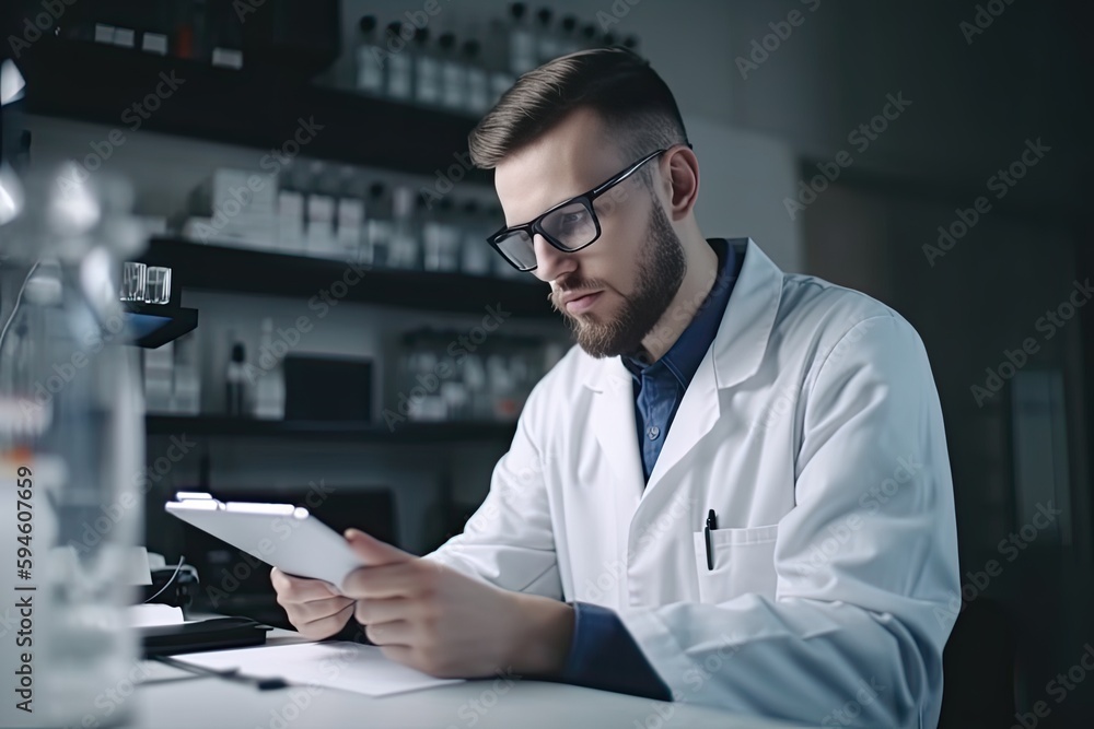scientists working in laboratory scientists working in laboratory