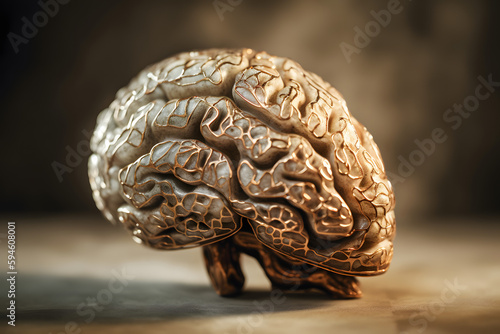 Human Brain, made with an generative AI