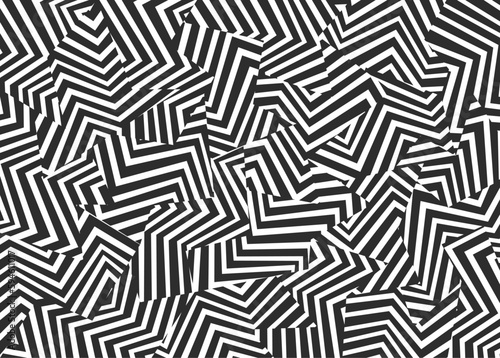 Abstract background with seamless dazzle camouflage pattern