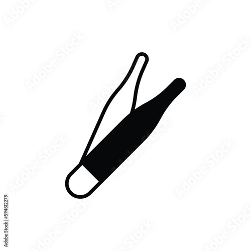 tweezers icon vector stock.
