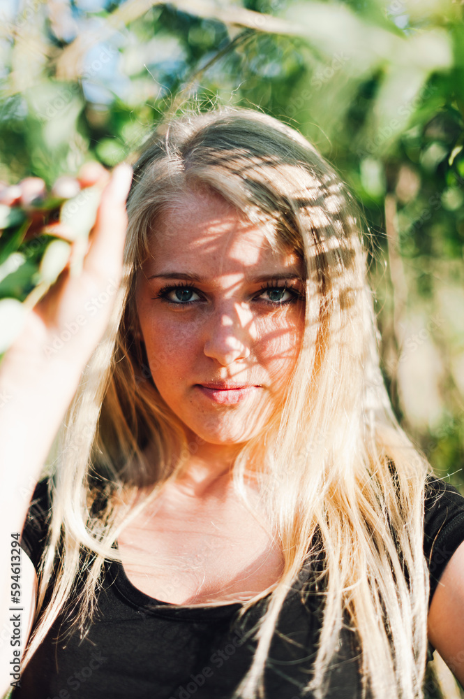 Naklejka premium portrait of a woman