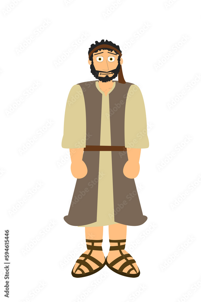 Cartoon Bible Character - Thomas