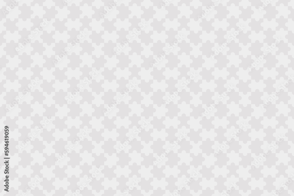 seamless pattern with puzzle, gray puzzle background.