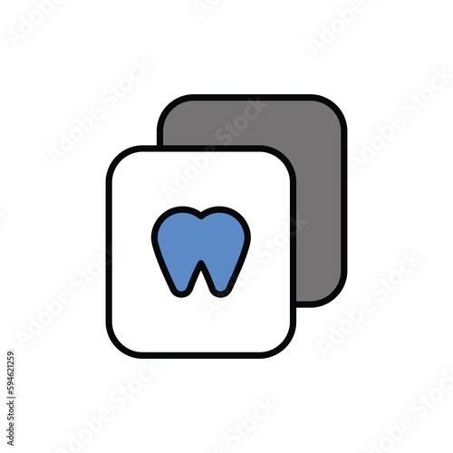 x ray icon vector stock.