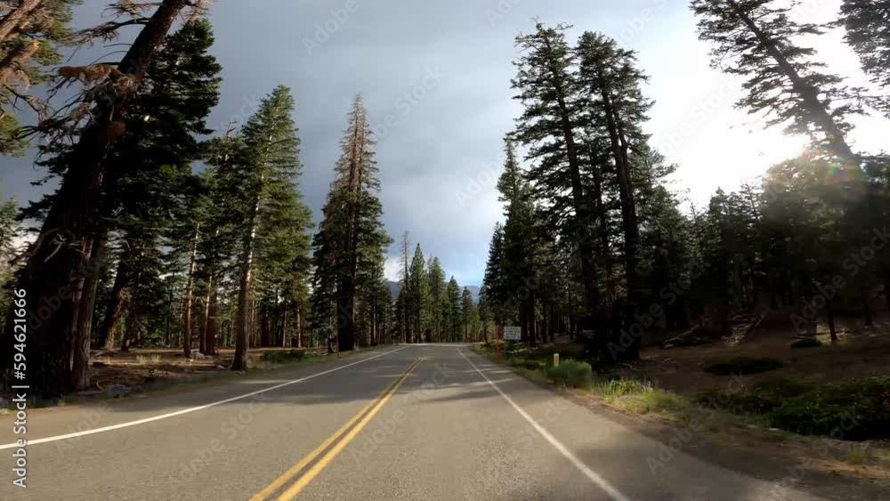 Mammoth Lakes 16 California Driving POV Mammoth Lakes 16 California Driving POV