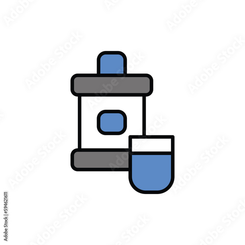 mouthwash icon vector stock.