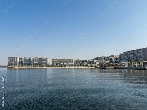 The Al Zeina neighbourhood in Al Raha Beach, Abu Dhabi, UAE © Hein Van Tonder/Wirestock Creators