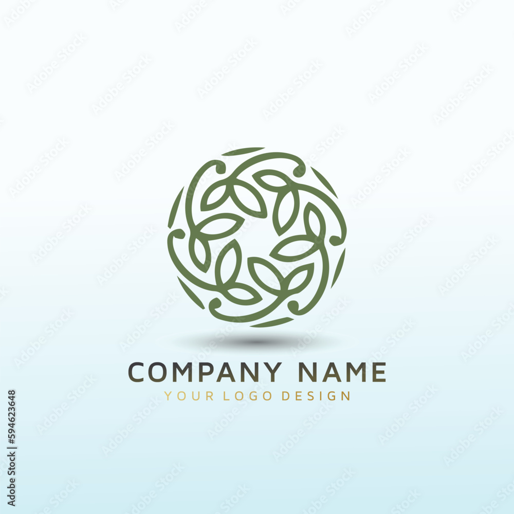 Wellness Clinic vector logo design Wellness Clinic vector logo design