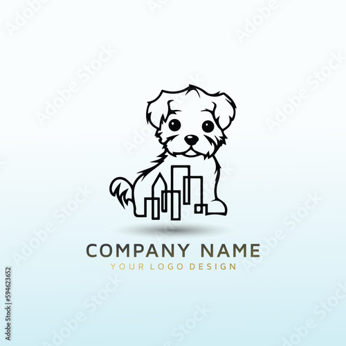 logo for city dog trainer