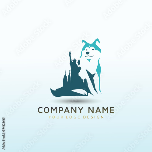 logo for city dog trainer