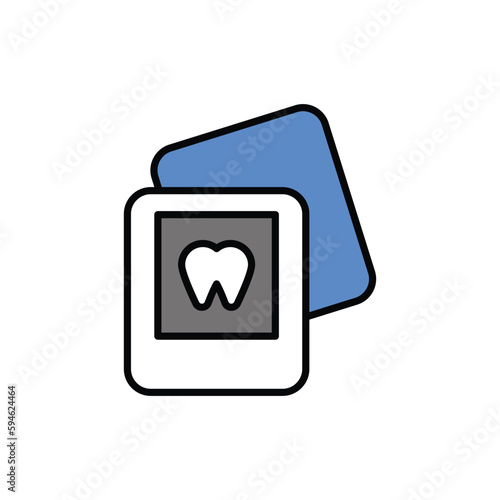 dental imaging icon vector stock.