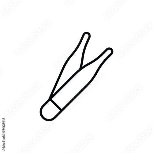 tweezers icon vector stock.