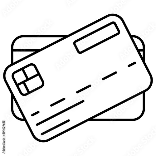 Premium download icon of atm cards