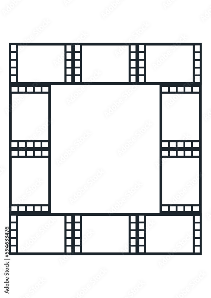 Square Filmstrip Frame Square Filmstrip Frame