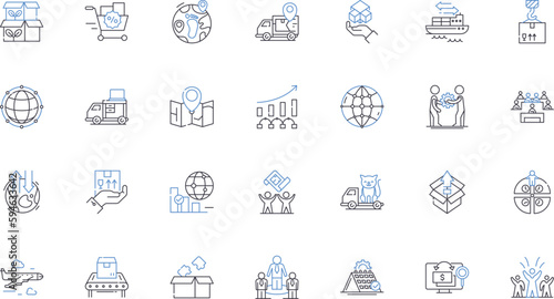 Gratification item line icons collection. Comfort, Joy, Reward, Indulgence, Delight, Pleasure, Satisfy vector and linear illustration. Fulfillment,Exhilaration,Bliss outline signs set