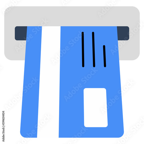 Perfect design icon of atm withdrawal